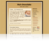 hot chocolate template